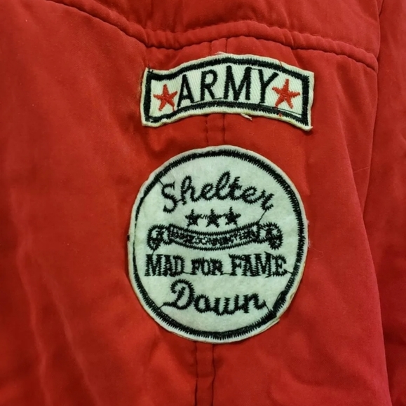 Z & I NEW Fuzzy Faux Fur Jacket large army  mad 4 fame shelter down hooded z&i - Picture 2 of 4